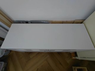 Mueble almacenamiento o tele IKEA PS metal blanco