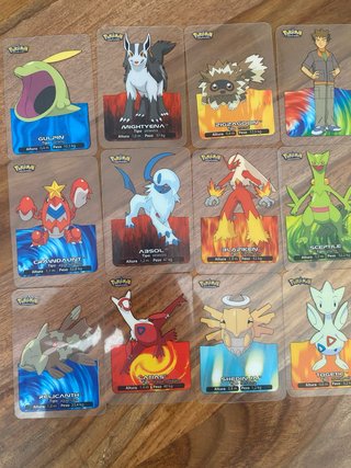 Cartas Pokémon Transparentes