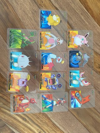 Cartas Pokémon Transparentes