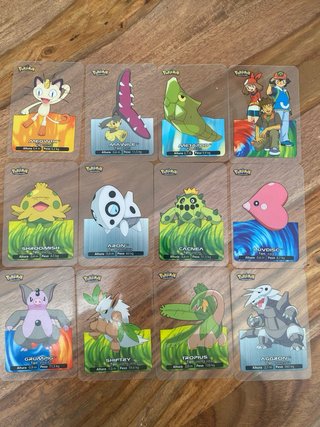 Cartas Pokémon Transparentes