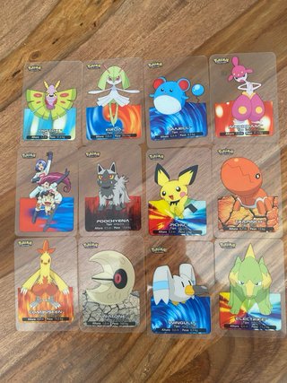 Cartas Pokémon Transparentes