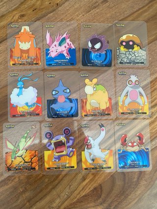Cartas Pokémon Transparentes
