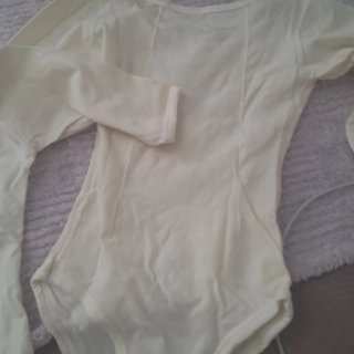 2 Trajes de ballet blanco con tutú,botines,medias