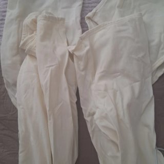 2 Trajes de ballet blanco con tutú,botines,medias