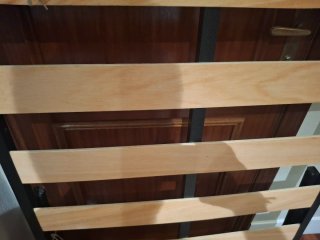 Somier láminas madera con patas 90x180