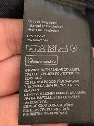 Pantalón jegging H&M azul marino Talla 44