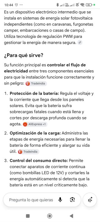 Regulador Carga Solar OLYS