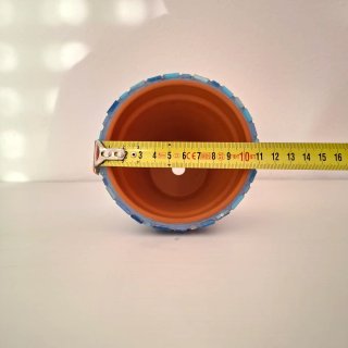 Vaso artigianale fatto a mano in mosaico Bisazza