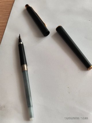 Parker Classic GT Pluma Negra Vintage