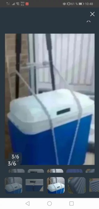 Nevera portátil 12v+colchón aire