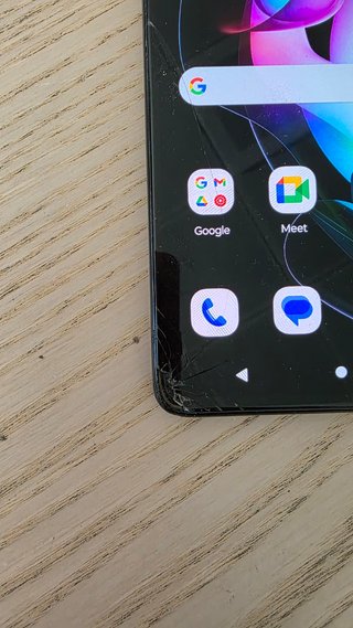 Motorola Edge 20 Nero - Vetro Scheggiato