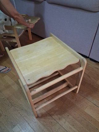 Trona escritorio 2 en 1 madera Prenatal