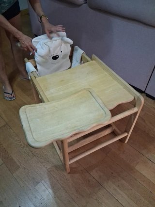 Trona escritorio 2 en 1 madera Prenatal