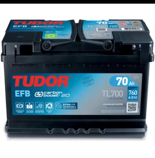 Bateria EFB TUDOR de 70 Ah....