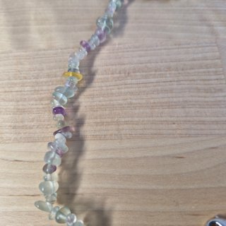Collar Choker de Fluorita Natural Auténtica