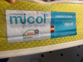 Colchón infantil Micol Junior Plus-B 90x20