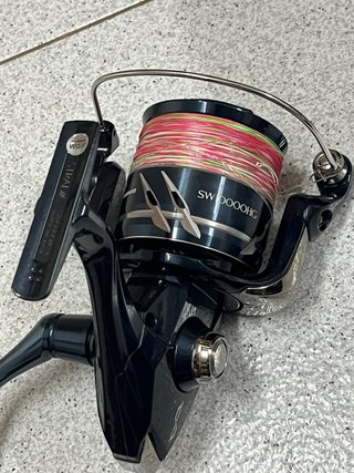 Caña y carrete pesca atún Shimano