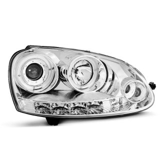 Faros delanteros Angel Eyes Volkswagen Golf 5 V Fo