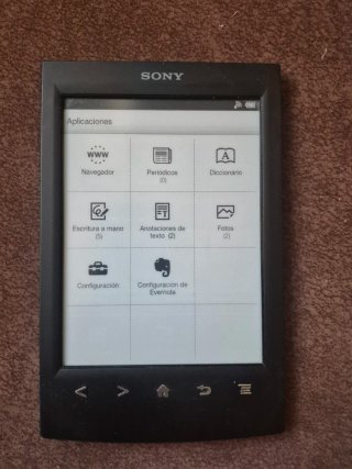 Sony Reader PRS-T2 Ebook Negro.