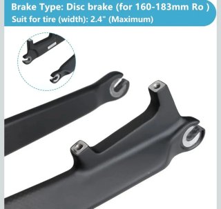 Horquilla MTB Carbono T800 1-1/8 26/27.5/29