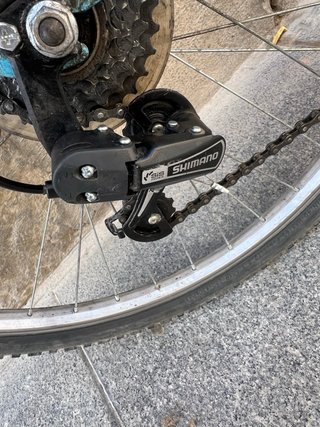 Bicicleta de paseo azul para adulto