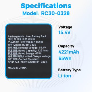 AOFONCHY Batería RC30-0328 15,4V 65Wh4221mAh Razer