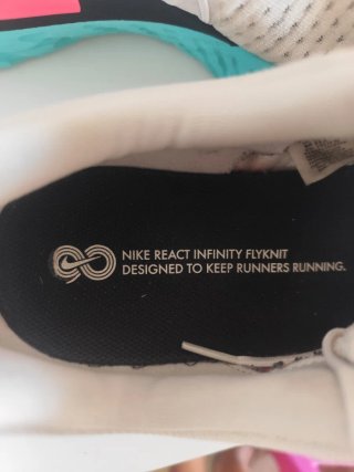 Nike React Infinity Run Flyknit 2 Beige/Teal