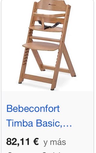 Silla evolutiva Bebe Confort madera