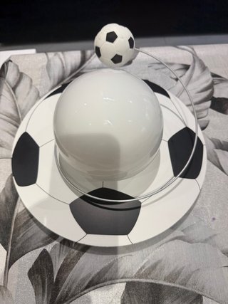 Lámpara juvenil diseño balón fútbol