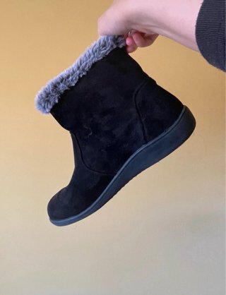 Botines negros pelo talla 42
