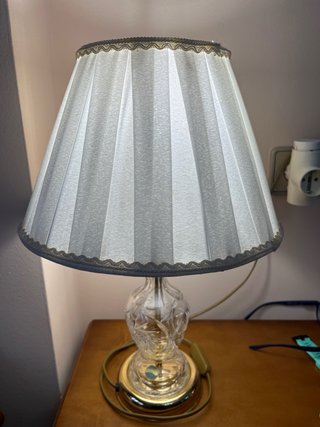 Conjunto dos de mesilla y techo cristal Bohemia