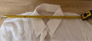 Blusa blanca de lino