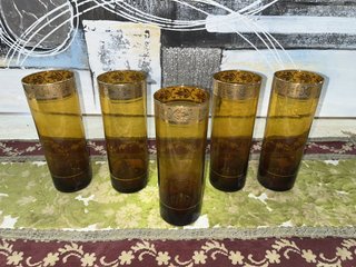 CONJUNTO DE 5 VASOS DE TUBO