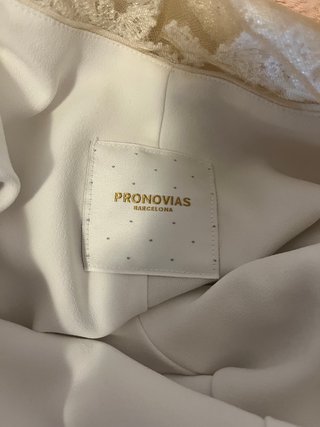 Vestido de Novia Pronovias Manga Larga Blanco