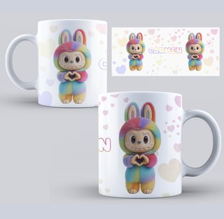 Taza infantil con personaje LABUBU