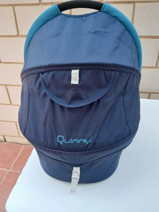 Canastilla coche bebé Quinny azul