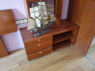 Muebles de habitación madera oscura