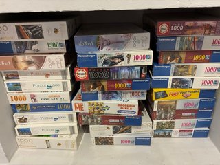 Lote de Puzzles Ravensburger, Trefl, Educa