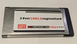 ExpressCard 2 Puertos USB 3.0 NEC