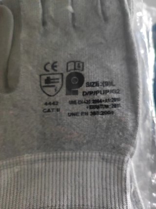 Lote 8 Guantes de Seguridad L