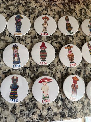 Chapas Carnaval 1981-2010 (30 uds)