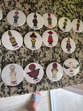 Chapas Carnaval 1981-2010 (30 uds)