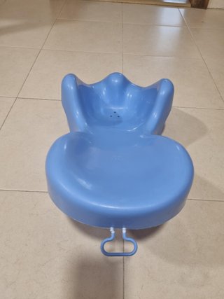 Silla reductora baño bebé azul