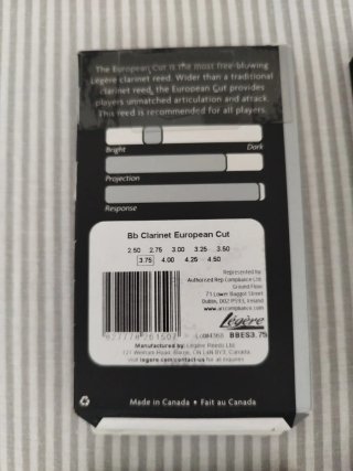 Cañas Clarinete Bb Légère European Cut