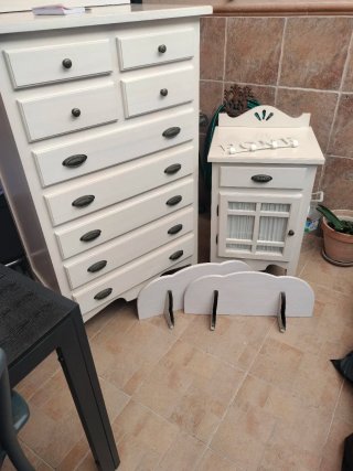 Muebles habitación individual + Barra cortina
