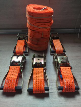Cintas de trinquete naranjas (5 unidades)