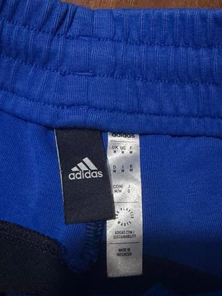 Pantaloni tuta Adidas uomo blu/nero
