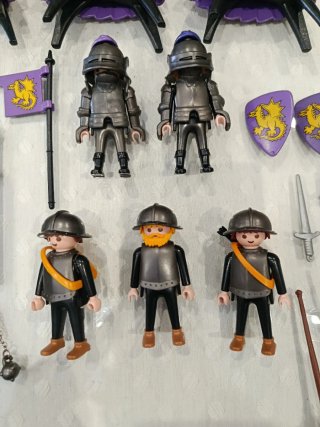 Playmobil Lote Caballeros Dragón Amarillo 3669