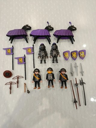 Playmobil Lote Caballeros Dragón Amarillo 3669