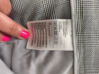 Pantalón H&M Gris Talla 18